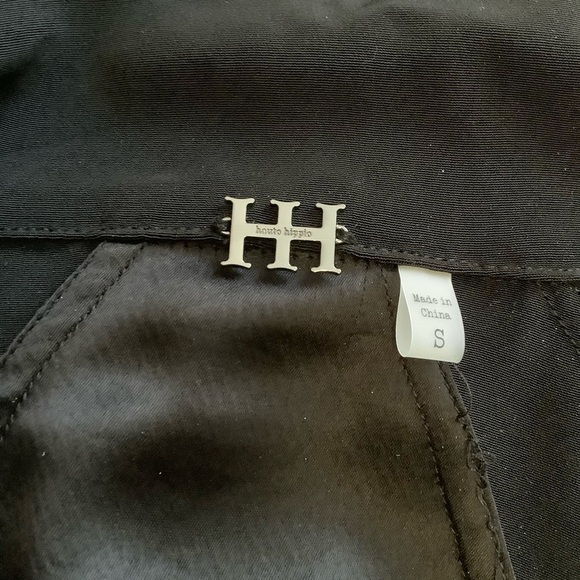 Haute Hippie Black Domino Bomber Jacket Sz-S - Picture 7 of 7